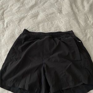 Birddogs Black Athletic Shorts Lightweight Relaxed Fit